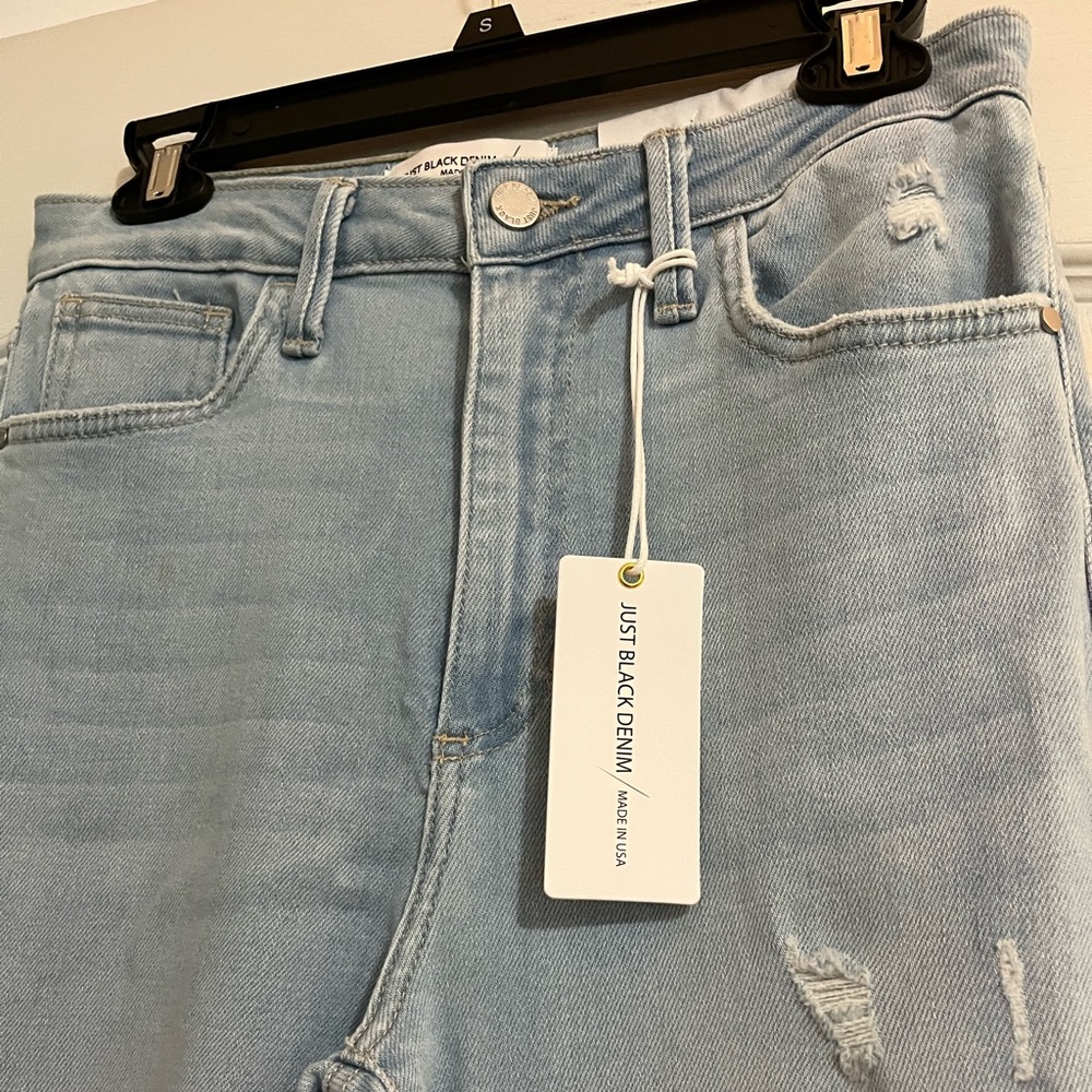 Just Black Slim Straight Jeans